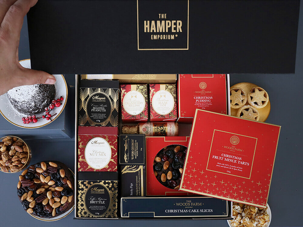 Gourmet Treats Christmas Hamper By The Hamper Emporium