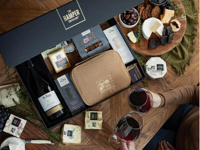 The Complete Cheeseboard Hamper with Shiraz