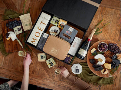 The Complete Cheeseboard Hamper with Moët