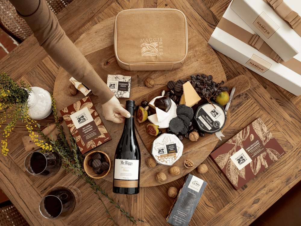 Luxury Cheese & Chocolate Hamper with Shiraz | The Hamper Emporium