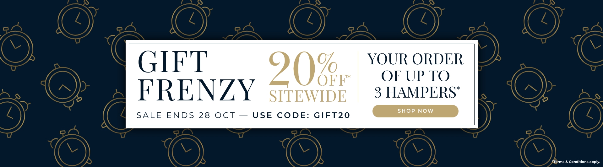 Gift Frenzy - 20% Off* Sitewide - Code: GIFT20