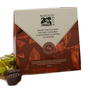 Maggie Beer 80% Dark Chocolate Salted Caramel Almond Clusters 130g