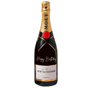 Personalised 'Happy Birthday' Moët Champagne 750ml