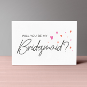 Bridesmaid Gift Card